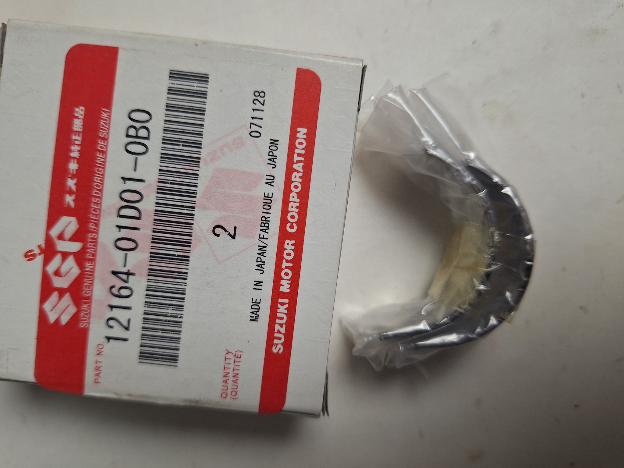 Picture of SUZUKI LAGERSCHALE 12164-01D01-0B0